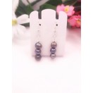 Natural Grey Freshwater Pearl Earrings